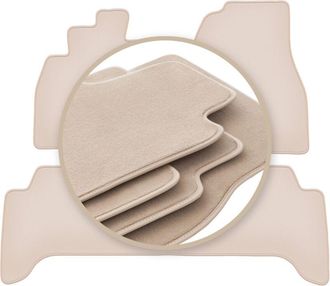 OEM Alfombrillas Beige Premium Para Toyota Land Cruiser J100 Todoterreno 1998-2007