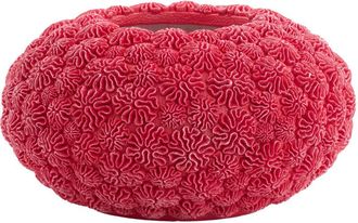 Light & Living Light&living - Vaso Coral Rojo Cer&aacute;mica - &Oslash;47,5x25,5 Cm