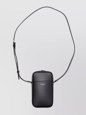 Saint Laurent leather messenger bag