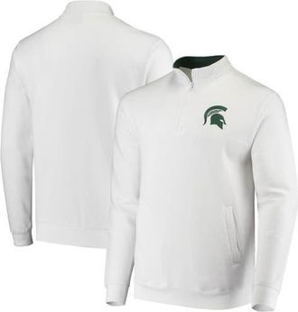 Colosseum Mens Colosseum White Michigan State Spartans Tortugas Logo Quarter-Zip Jacket at Nordstrom, Size Xx-Large