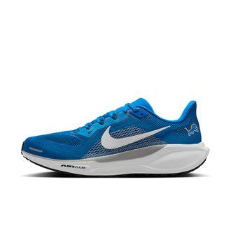 Nike Detroit Lions Pegasus 41 Nike Mens NFL Road Running Shoes in Blue | IB3206-400