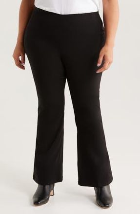 Nic+Zoe Wonderstretch Bootcut Pants in Black Onyx at Nordstrom Rack, Size 14W