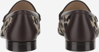 Valentino Garavani Womens Loafers Shaved Calfskin Multicolour