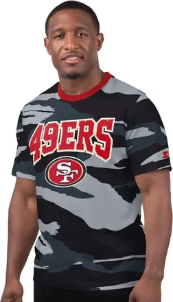 Starter Mens Starter Gray San Francisco 49ers Thursday Night Gridiron T-Shirt in Camo at Nordstrom, Size Xx-Large