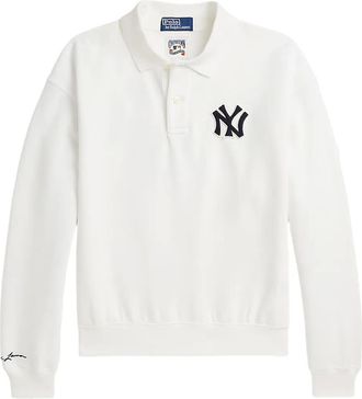 Polo Ralph Lauren x New York Yankees Felpa con applicazione - Bianco