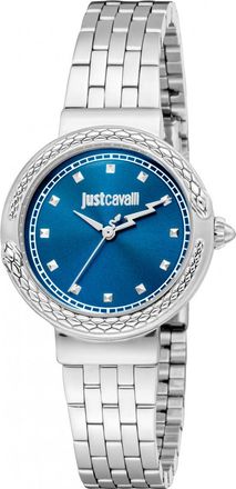 Just Cavalli Womens JC1L311M0015 Ladies Brave Snake Watch - Silver - One Size