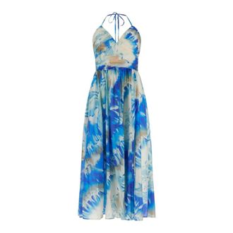 Marciano Dames, Jurken, Blauw, Maat: L Viscose