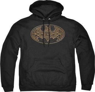 Gildan Batman Aztec Bat Logo Adult Pull Over Hoodie / Hooded Sweatshirt
