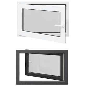 vidaXL Color Interno De Ventana De S&oacute;tano Blanco Risor 90 X 60 Cm Vidaxl