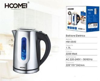 Trade Shop Trade Shop - Bollitore Elettrico 2200 Watt 1.7 Litri Hm-5540 Per Tisane E Bevande Calde