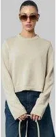 Alaia Highneck Jumper Light Cashmere