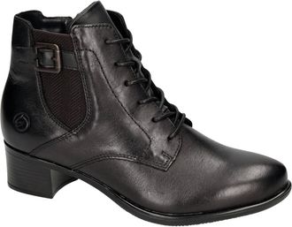 Remonte Veterenkelboot - Dames - Schoenen - Zwart - Maat: 39 EU Zijde