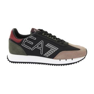 Emporio Armani Sneaker - Heren - Sneakers - Veelkleurig - 44 2/3 EU - Leer - Schoenen