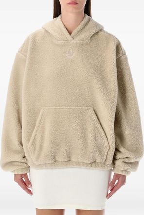 adidas hooded JW6061 coat - women - Recycled Polyester - L - Neutrals