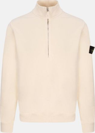 Stone Island I/4 ZIP 6100068 SWEATSHIRT Size: XXL, colour: IVORY