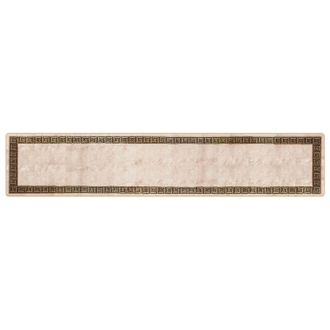 vidaXL Pasillo De Alfombra Marsa Negro 80 X 400 Cm Poli&eacute;ster Y Pvc Vidaxl
