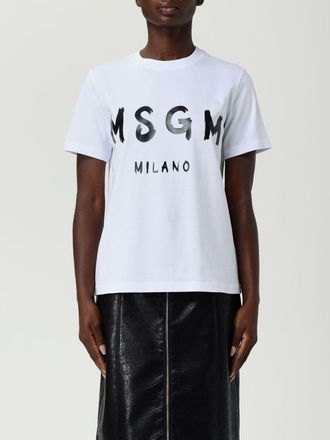 Msgm T-shirt Msgm in cotone con logo
