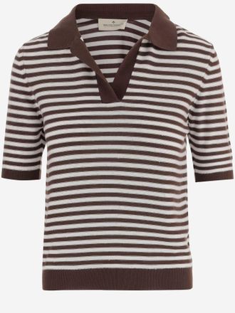 Bruno Manetti Poloshirt aus Baumwollmischung