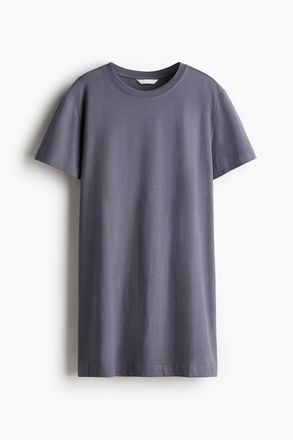 H&M T-Shirt-Kleid - Dunkelgrau