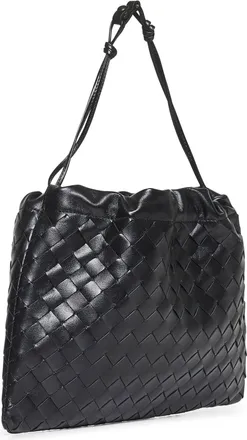 Bottega Veneta Womens Dust Bag Black Calfskin