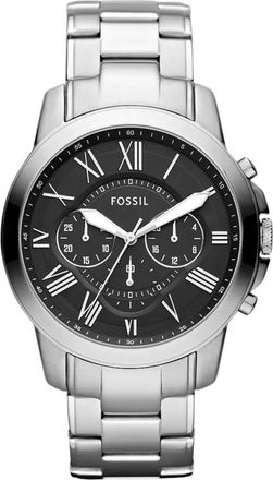 Fossil Accessoires, Heren, Grijs, ONE Size, Grant Chronograph
