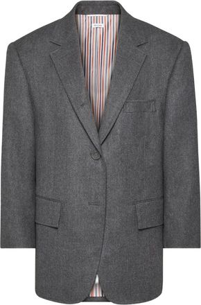 Thom Browne Blazer in lana - Grigio