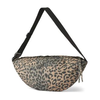 Rabens Saloner Shoulder Bags, female, Brown, Size: ONE SIZE Leopard Crossbody Bag Mona Model