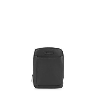 Piquadro Messenger Bags, male, Black, Size: ONE SIZE Mens crossbody bag