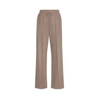 Max Mara Pantalones anchos de punto Tenda - Trousers - Mujer - Marr&oacute;n - XS
