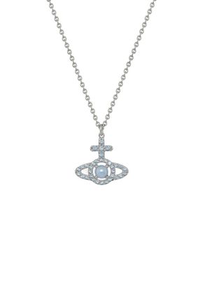 Vivienne Westwood OLYMPIA PEARL PENDANT Size: OS, colour: BL