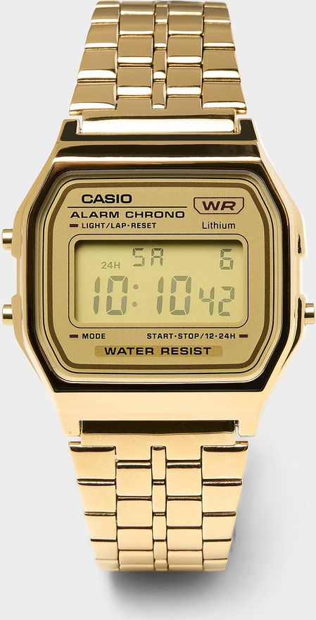 Mens Gold vintage digital watch
