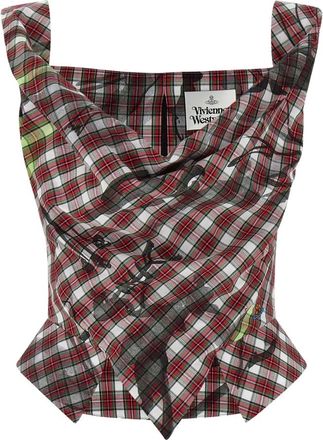 Vivienne Westwood Dames, Tops, Veelkleurig, Maat: 2XS Katoen