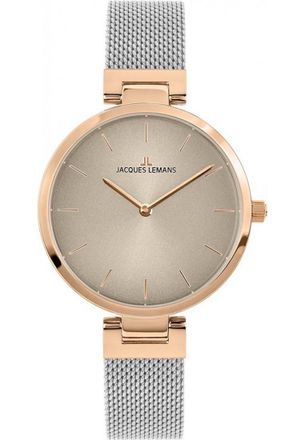 Jacques Lemans Womens 1-2110K Ladies Milano Watch - Rose Gold - One Size