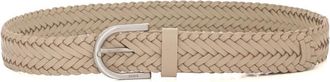 HUGO BOSS Roul-Wnl Gevlochten Riem - Heren - Riemen - Beige - 120 CM - Accessoires
