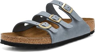 Birkenstock Florida - Oiled Leather Womens Dress Sandals Basalt Gray : EU 41 (US Womens 10-10.5) Regular