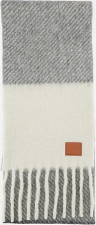 Loewe Sciarpa In Alpaca E Misto Lana