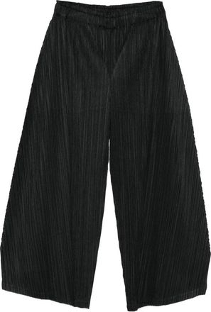 Pleats Please Issey Miyake Pantaloni Nero-Donna