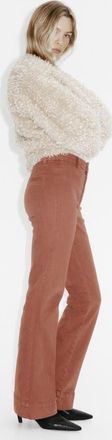 H&M Flared High Jeans in Dark Orange at Nordstrom, Size 10