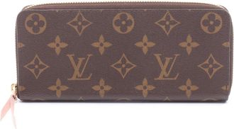 Louis Vuitton Brown Pink Rose Ballerine Monogram Leather Pvc Long Wallet (Bi-Fold) (Pre-Owned)