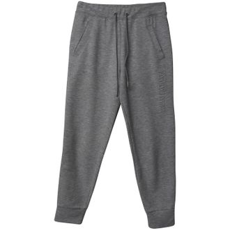 A|X Armani Exchange Debossed LogonJogger Pants in Grey Cotton