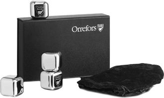 Orrefors Set Of 4 City Ice Cubes