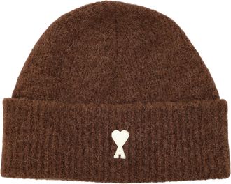 Ami Ribbed Alpaca Beanie