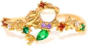 Girls Crew x Disney Princess Ariel Ring in Gold at Nordstrom, Size 8