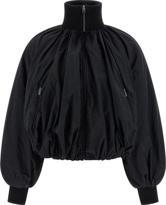 Jacquemus Le Bomber Pallone Puffer Jackets Nero-Donna