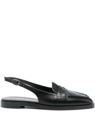 Stuart Weitzman slingback loafers - Black