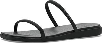 Crocs Miami Two-Strap Sandals Womens Sandals Black : 10 M, Synthetic