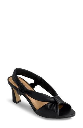 Bernardo Novah Slingback Sandal in Black Glove Leather at Nordstrom Rack, Size 7.5