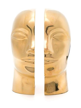 Jonathan Adler Brass Atlas Bookend Set