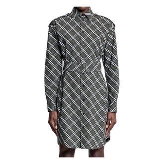 Burberry Mujer, Vestidos, Verde, Talla: 4XS