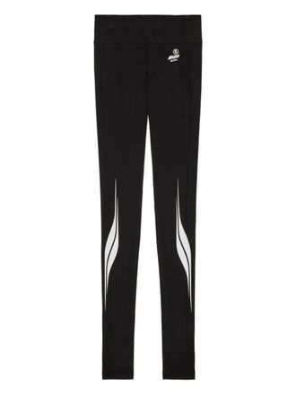 Msgm Legging met logo - Zwart